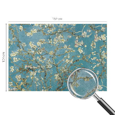 Peel and stick fototapet med blommande grenar