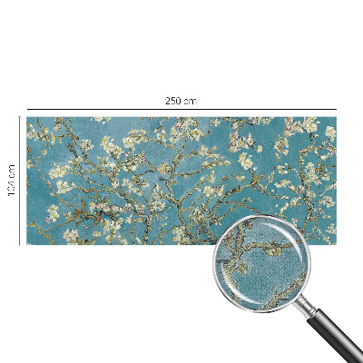 Peel and stick fototapet med blommande grenar