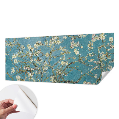 Peel and stick fototapet med blommande grenar
