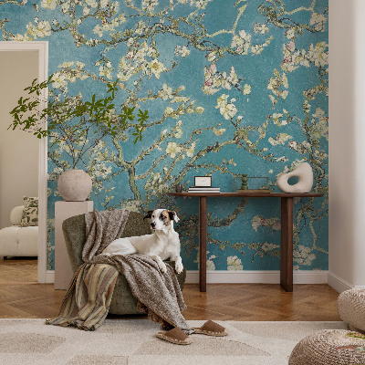 Peel and stick fototapet Blommande grenar