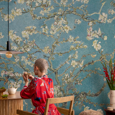 Peel and stick fototapet Blommande grenar