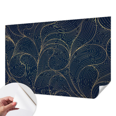 Fototapet barnrum Vågigt motiv