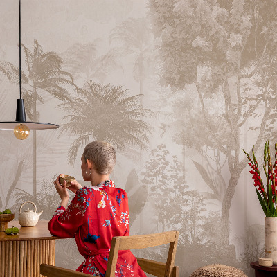 Självhäftande fotovägg Tropiskt landskap