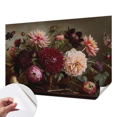 Självhäftande fototapet Blommig majestät