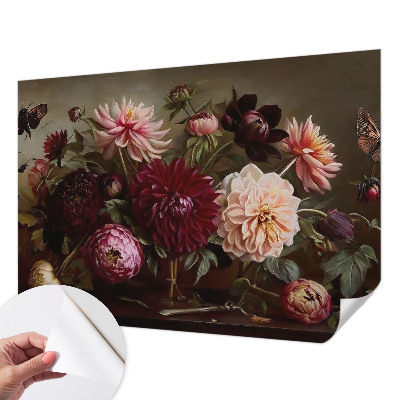 Självhäftande fototapet Blommig majestät