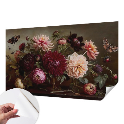 Självhäftande fototapet Blommig majestät
