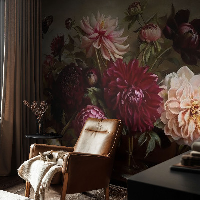 Självhäftande fototapet Blommig majestät
