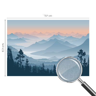 Fototapet för barn Bergspanorama
