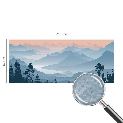 Fototapet för barn Bergspanorama