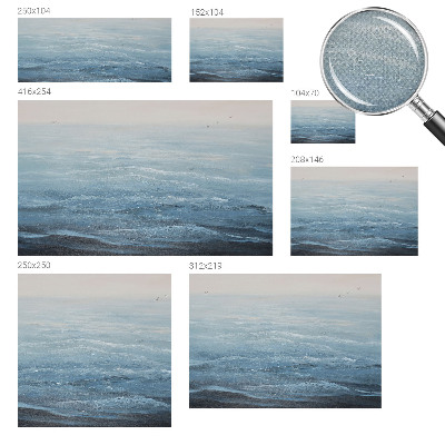Peel and stick fototapet med motiv av ett lugnt hav