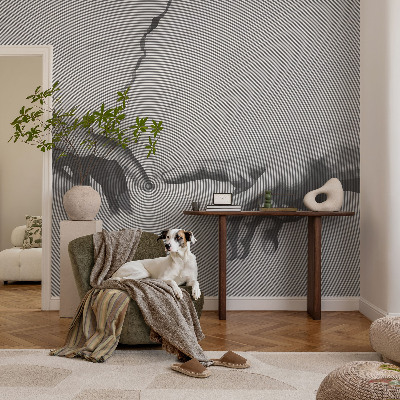 3D fototapet med motiv av hypnotiska händer