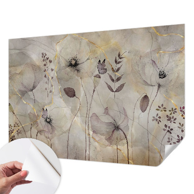 Fototapet barn Ömtåliga blommor