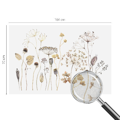 Självhäftande fototapet Vildblommor
