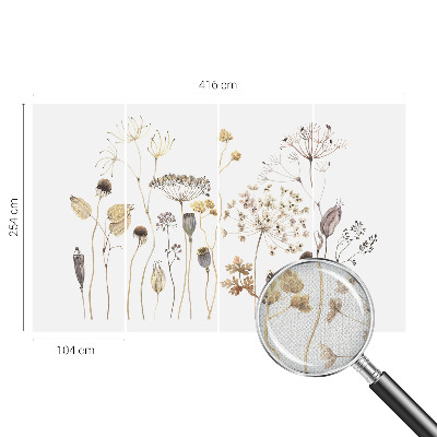 Självhäftande fototapet Vildblommor