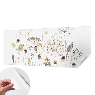 Självhäftande fototapet Vildblommor