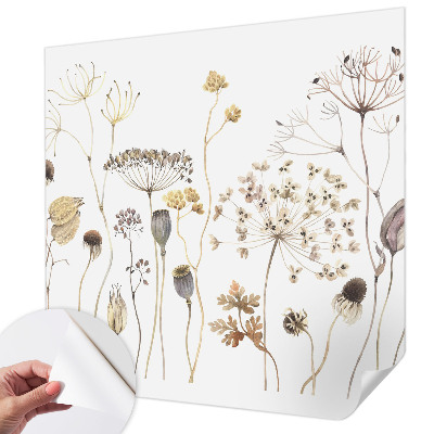 Självhäftande fototapet Vildblommor