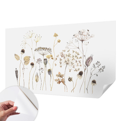 Självhäftande fototapet Vildblommor