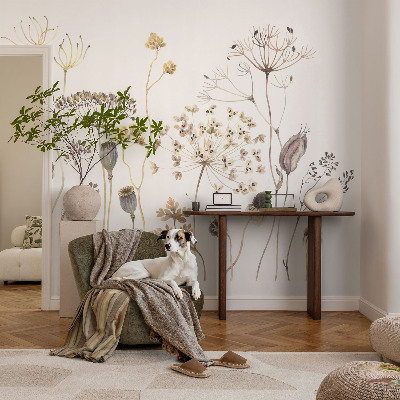 Självhäftande fototapet Vildblommor