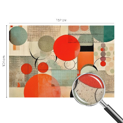 Fototapet för barn med en färgglad abstrakt design