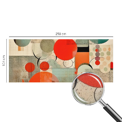 Fototapet för barn med en färgglad abstrakt design