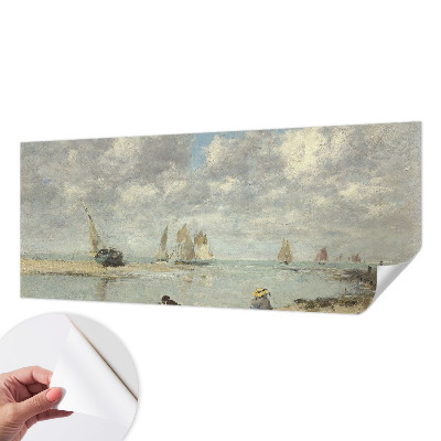 Självhäftande fotovägg med motiv av ett havslandskap
