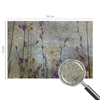 Peel and stick fototapet med motiv av vildblommor