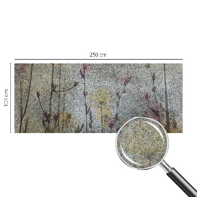 Peel and stick fototapet med motiv av vildblommor