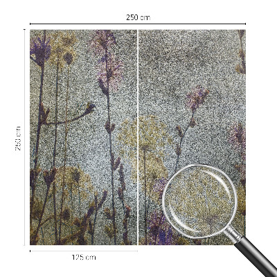 Peel and stick fototapet med motiv av vildblommor