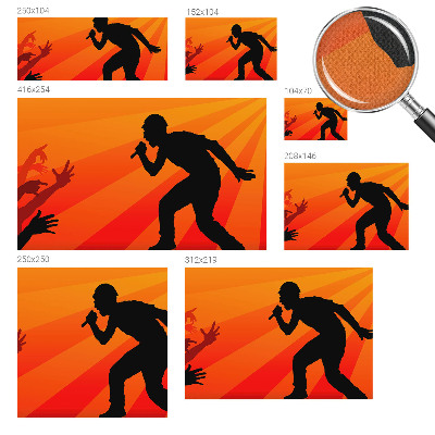 Fototapet barn Rytmisk scen