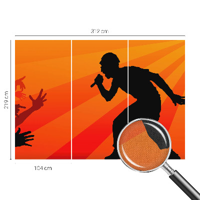 Fototapet barn Rytmisk scen