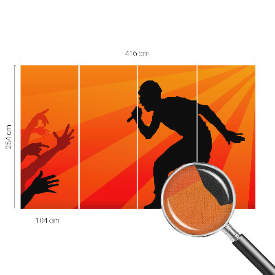 Fototapet barn Rytmisk scen