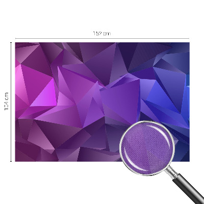Fototapet för barn Lila trianglar