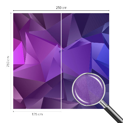 Fototapet för barn Lila trianglar