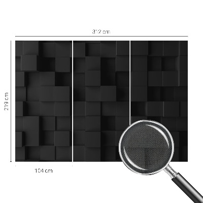 Fototapet barnrum med tredimensionella kuber