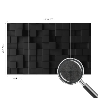 Fototapet barnrum med tredimensionella kuber