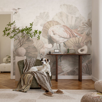 Fototapet barn med en elegant naturscen