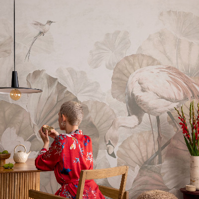 Fototapet barn med en elegant naturscen