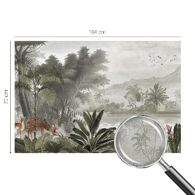 Självhäftande fototapet Tropisk oas