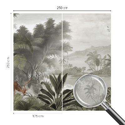 Självhäftande fototapet Tropisk oas