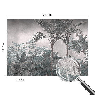 Peel and stick fototapet med motiv av exotisk natur
