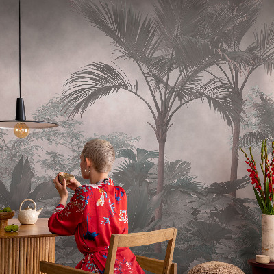 Peel and stick fototapet med motiv av exotisk natur
