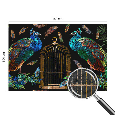 Självhäftande fotovägg Påfågelbild