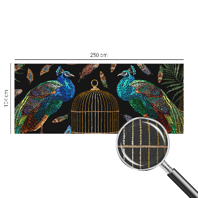 Självhäftande fotovägg Påfågelbild