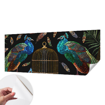 Självhäftande fotovägg Påfågelbild