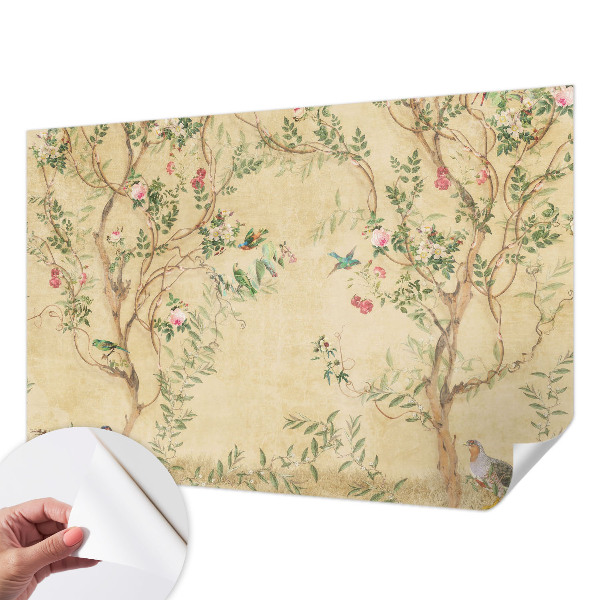 Fototapet barnrum Blommiga accenter