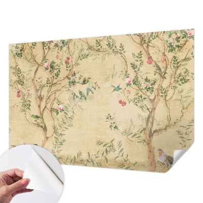 Fototapet barnrum Blommiga accenter