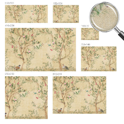 Fototapet barnrum Blommiga accenter