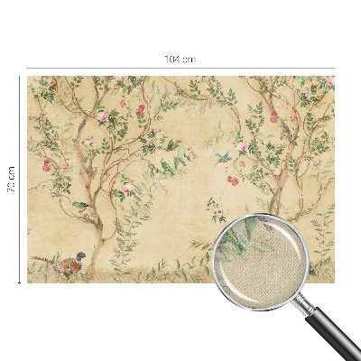 Fototapet barnrum Blommiga accenter