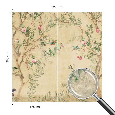 Fototapet barnrum Blommiga accenter