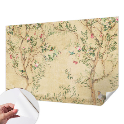 Fototapet barnrum Blommiga accenter